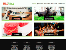 Tablet Screenshot of masfinca.com